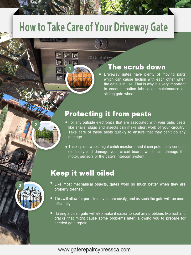 Gate Repair Cypress Infographic